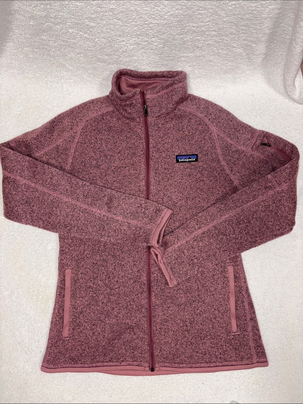 Patagonia Women’s Full-Zip better sweater Jacket — Dusty Rose Heather small